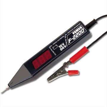 Voltmètre numérique et testeur de batterie Ferve F-2200 12 V / 24 V 