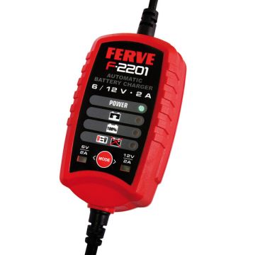 Chargeur de batterie Ferve F-2201 6 V / 12 V 2 A 