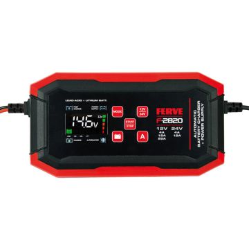 Chargeur de batterie Ferve F-2820 12 V / 24 V 4-25 A 
