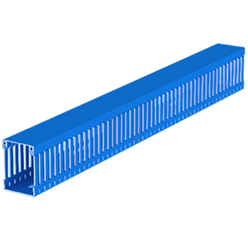 Goulotte de câbles Unex bleue 60 x 43 mm longueur 2000 mm 