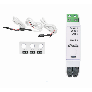 Compteur d'énergie Shelly Pro 3EM CT63 