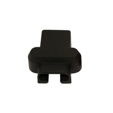 Cache-borne isolant noir pour cosse de batterie double (-) 