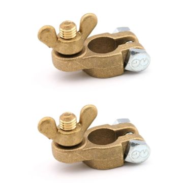 Jeu de cosses de batterie marine Ripca M10 à écrous papillon 