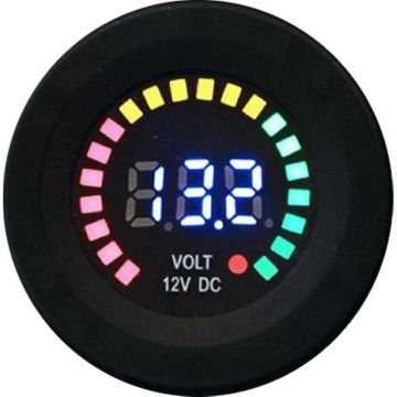 Contrôleur de batterie BW04 12 V avec écran LCD et anneau LED 