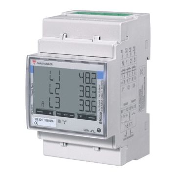 Compteur d'énergie Carlo Gavazzi EM330 triphasé via TC 
