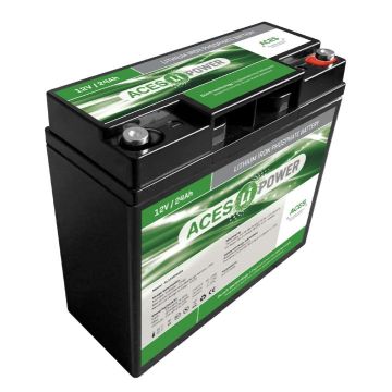 Batterie lithium LiFePO4 ACES Energy HFA AL12V24HFA 12 V 24 Ah – Lithium LiFePO4