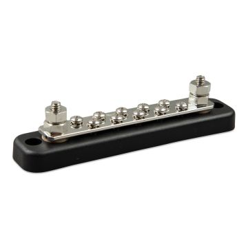Barre de distribution DC Victron Energy 150 A 2 bornes M6 avec capot 