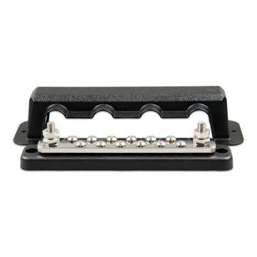 Barre de distribution DC Victron Energy 250 A 2 pôles 12 vis capot ABS 