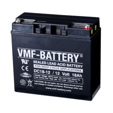 Batterie à décharge lente AGM VMF DC18-12 12 V 18 Ah – AGM