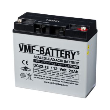 Batterie à décharge lente AGM VMF DC22-12 12 V 22 Ah – AGM