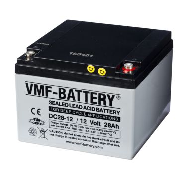 Batterie à décharge lente AGM VMF DC28-12 12 V 28 Ah – AGM