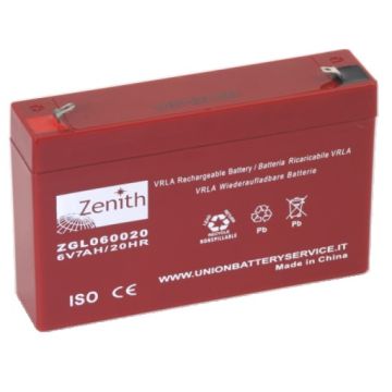 Batterie AGM VRLA Zenith ZGL060020 6 V 7 Ah – AGM