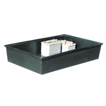 Bac de rétention en plastique pour batteries 1200 x 800 x 250 