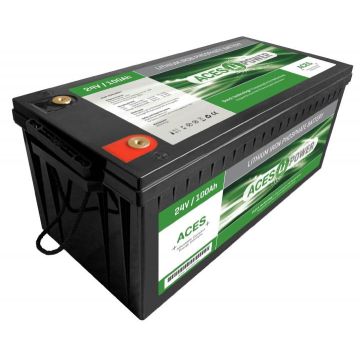 Batterie lithium LiFePO4 ACES Energy HF AL24V100HFA-BT 24 V 100 Ah – Lithium LiFePO4