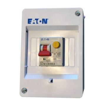 Coffret électrique Eaton 10 A avec disjoncteur différentiel 30 mA 