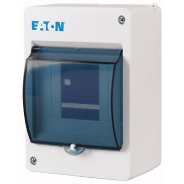 Coffret de distribution 4 modules Eaton MINI-4-T, montage en saillie 