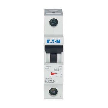 Disjoncteur 1 pôle 0,5 A courbe Z Eaton FAZ Z 0,5A/1 