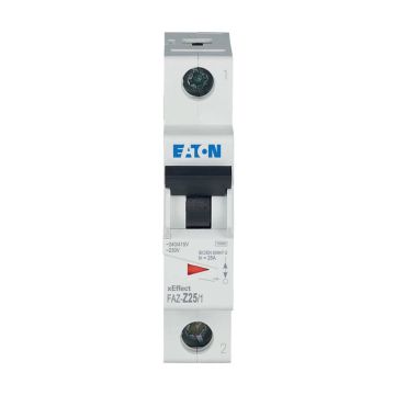 Disjoncteur modulaire Eaton FAZ Z25/1 25 A courbe Z 1 pôle 