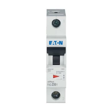 Disjoncteur modulaire Eaton FAZ Z 50 A 1 pôle 