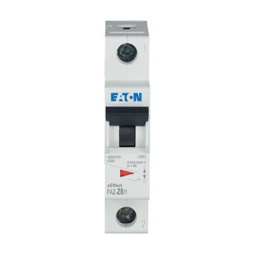 Disjoncteur Eaton FAZ Z 6A/1 courbe Z 6 A 1 pôle 