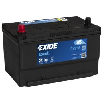 Batterie de démarrage Exide Excell EB858 12 V 85 Ah 800 A – Plomb-acide (sans entretien)