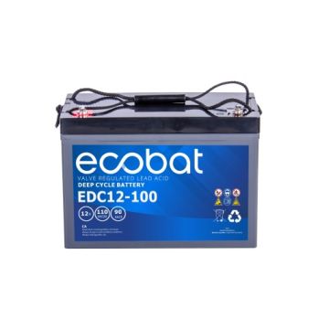 Batterie à décharge lente AGM Ecobat Deep Cycle EDC12-100 12 V 110 Ah – AGM