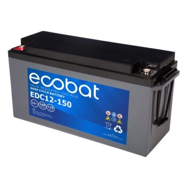 Batterie à décharge lente AGM Ecobat EDC12-150 12 V 160 Ah – AGM