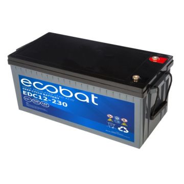Batterie à décharge lente AGM Ecobat Deep Cycle EDC12-230 12 V 230 Ah – AGM