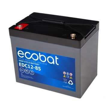 Batterie à décharge lente AGM Ecobat EDC12-85 12 V 85 Ah – AGM