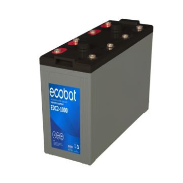 Batterie à décharge lente AGM Ecobat EDC2-1000 2 V 1060 Ah – AGM