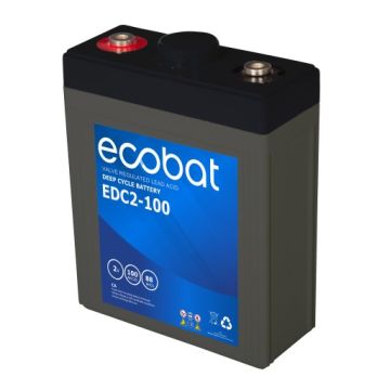 Batterie à décharge lente AGM Ecobat Deep Cycle EDC2-200 2 V 212 Ah – AGM