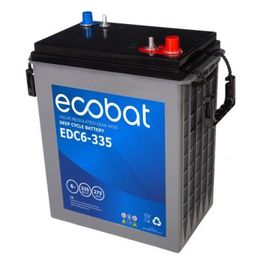 Batterie à décharge lente AGM Ecobat Deep Cycle EDC6-335 6 V 335 Ah – AGM