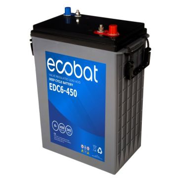 Batterie à décharge lente AGM Ecobat Deep Cycle EDC6-450 6 V 450 Ah – AGM