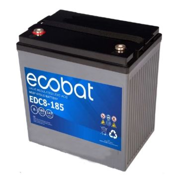 Batterie à décharge lente AGM Ecobat EDC8-185 8 V 185 Ah – AGM