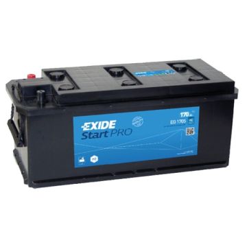 Batterie de démarrage Exide StartPRO EG1705 12 V 170 Ah 950 A – Plomb-acide (sans entretien)