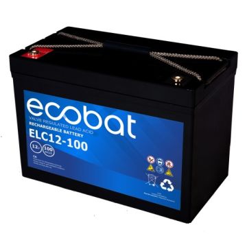 Batterie à décharge lente AGM Ecobat Light Cycle ELC12-100 12 V 100 Ah – AGM