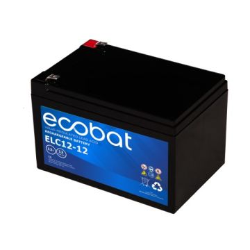 Batterie à décharge lente AGM Ecobat ELC12-12 12 V 12 Ah – AGM