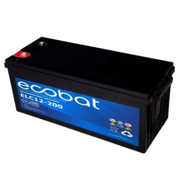 Batterie à décharge lente AGM Ecobat Light Cycle ELC12-200 12 V 200 Ah – AGM