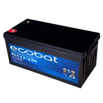 Batterie à décharge lente AGM Ecobat Light Cycle ELC12-240 12 V 240 Ah – AGM