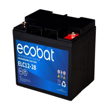 Batterie AGM VRLA Ecobat Light Cycle ELC12-28 12 V 28 Ah – AGM