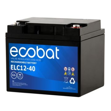 Batterie à décharge lente AGM Ecobat ELC12-40 12 V 40 Ah – AGM