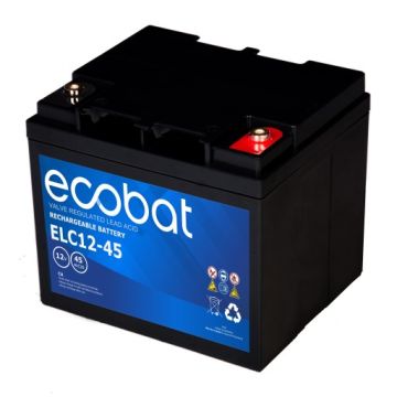 Batterie à décharge lente AGM Ecobat ELC12-45 12 V 45 Ah – AGM