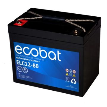 Batterie à décharge lente AGM Ecobat Light Cycle ELC12-80 12 V 80 Ah – AGM