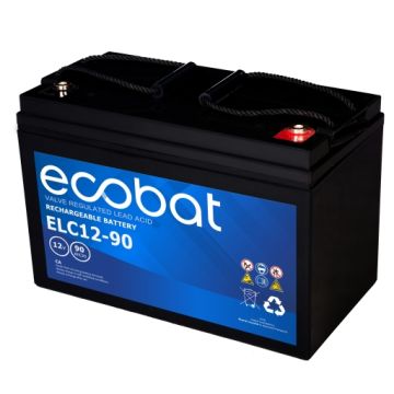 Batterie à décharge lente AGM Ecobat Light Cycle ELC12-90 12 V 90 Ah – AGM
