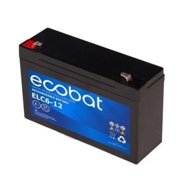 Batterie AGM VRLA Ecobat Light Cycle ELC6-12 6 V 12 Ah – AGM