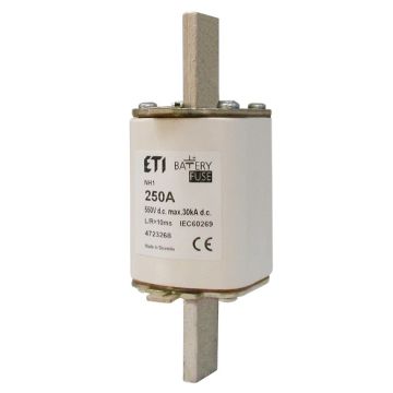 Fusible NH1 gBat ETI 250 A 550 V DC 
