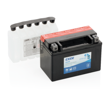 Batterie moto Exide Bike AGM ETX9-BS 12 V 8 Ah 120 A – AGM