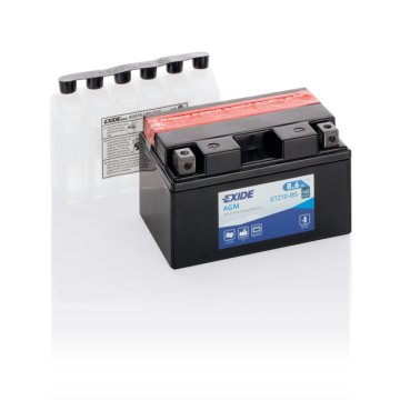 Batterie moto AGM Exide Bike ETZ10-BS 12 V 9 Ah 145 A – AGM