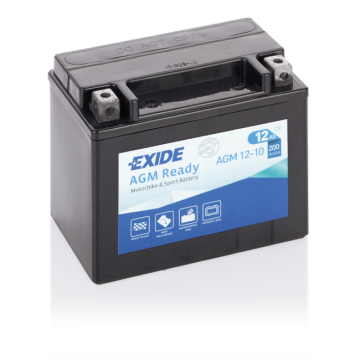 Batterie moto Exide AGM Ready AGM12-10 12 V 10 Ah 150 A – AGM