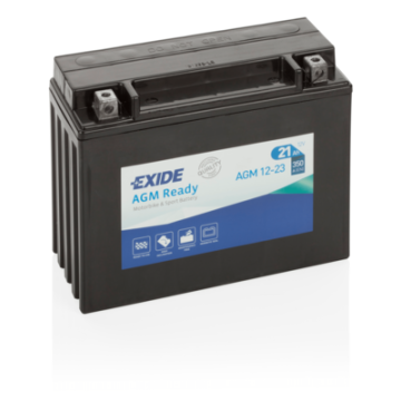 Batterie moto Exide AGM Ready AGM12-23 12 V 21 Ah 350 A – AGM